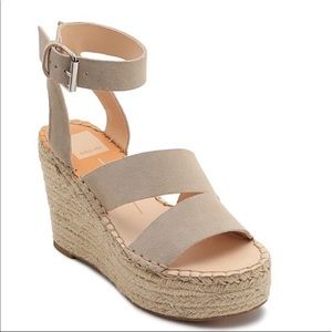 Dolce Vita Wedges, Size 7, Sage Suede